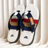 Oluna Home Men’s Slip Platform Flip-Flop Slippers White