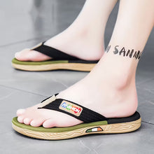 Load image into Gallery viewer, Oluna Home Men’s Bohemian Style Slippers – Thick Sole, EVA Comfort Brown
